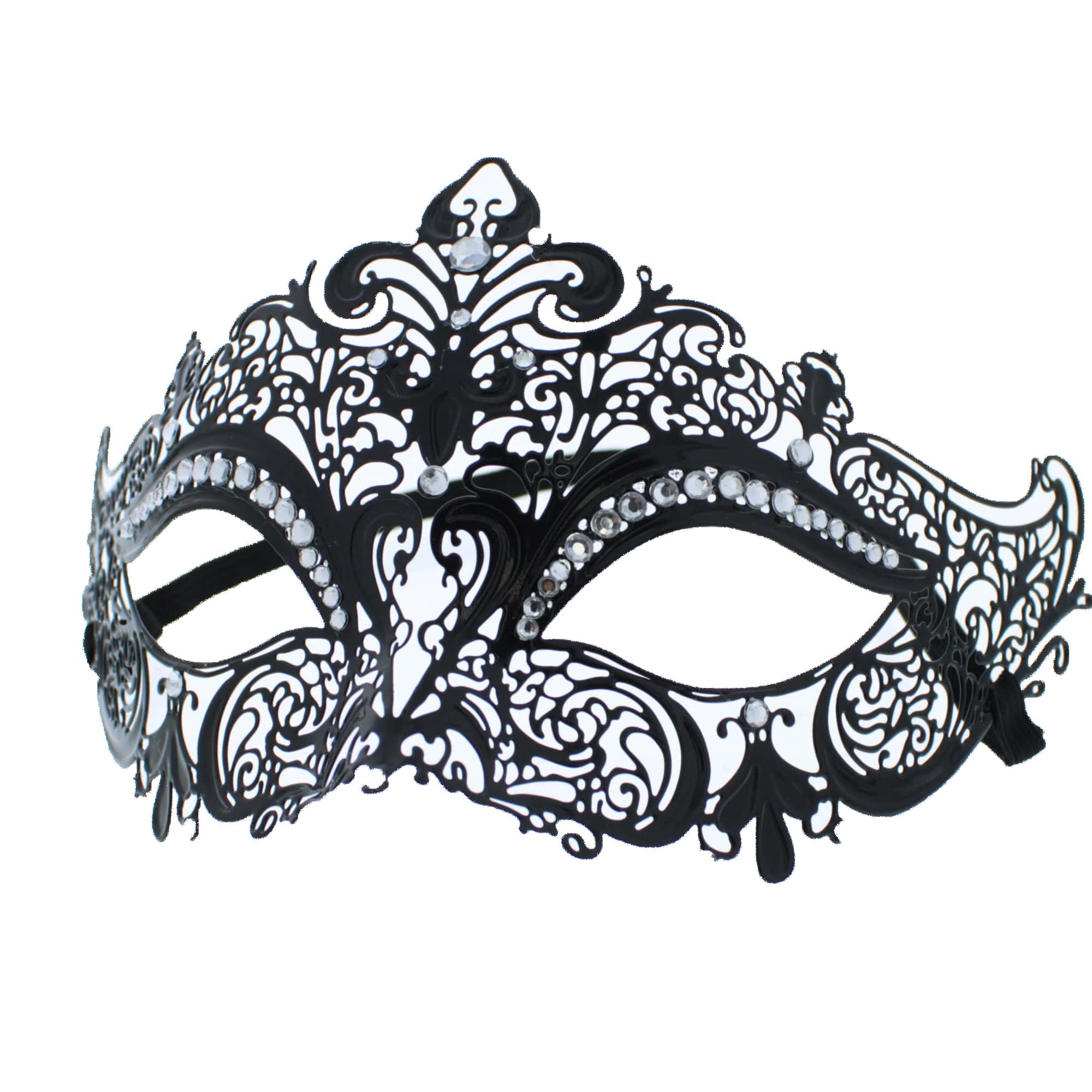 Stone Metal Black Mask