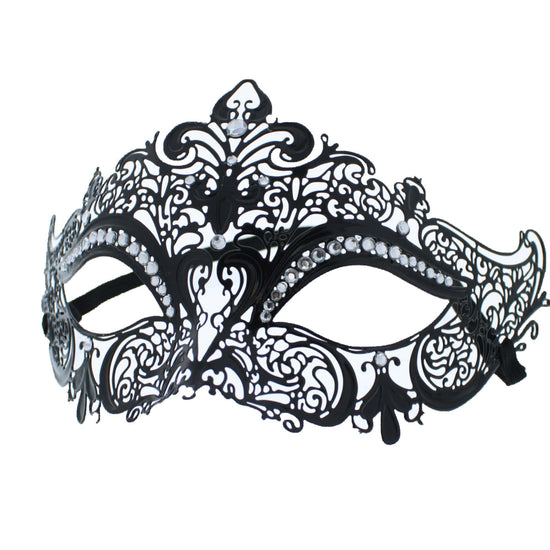 Stone Metal Black Mask