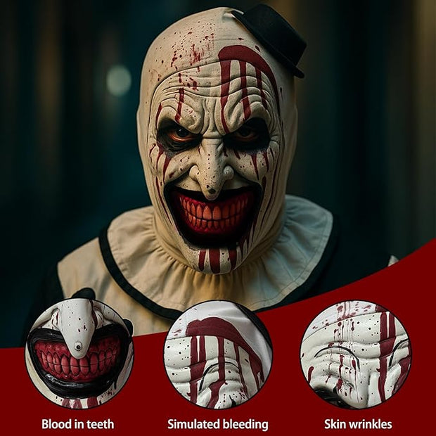 Scary Terrifier Latex Head Mask