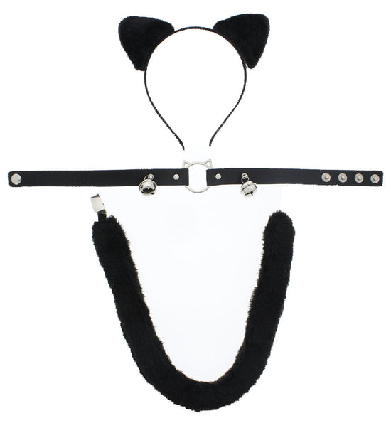 3-Piece Halloween Black Cat Set