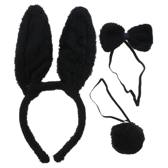 3-Piece Black Bunny Set