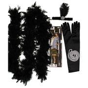 Lavish Fancy Dress 5 Piece Charleston Flapper Set