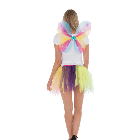 2 Piece Rainbow Set - Wings & Tutu