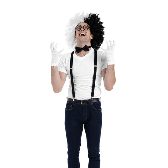 5 Piece Fancy Dress Instant Mad Scientist Kit,