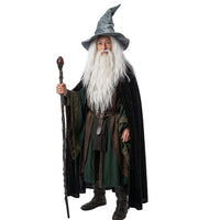 Gandalf Costume Set  Wig, Beard, Staff, Cloak, Hat