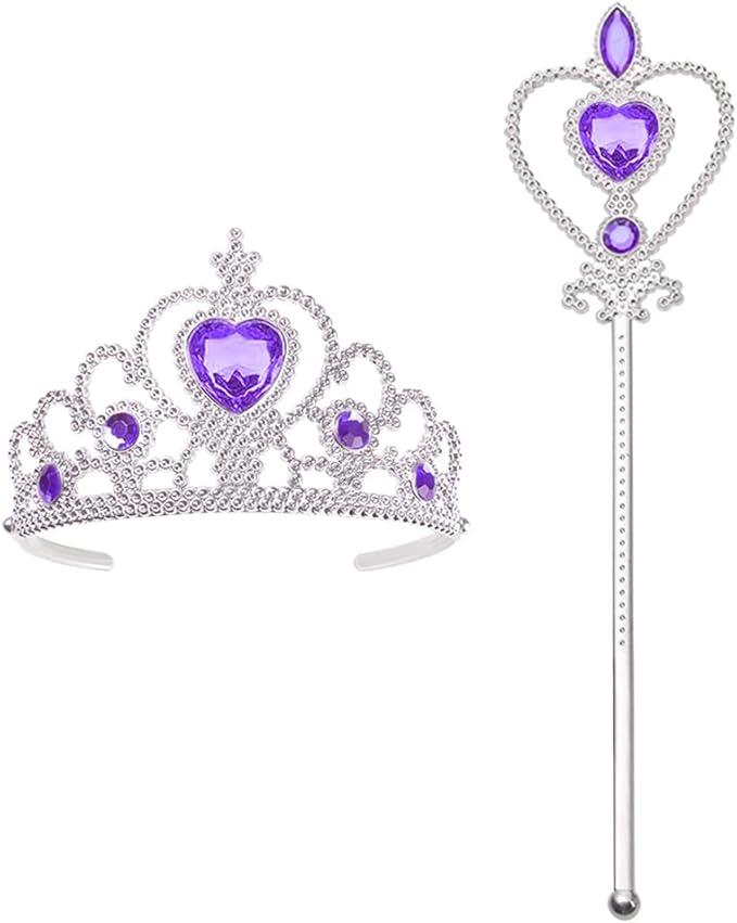 2 Piece Princess Set Tiara and wand