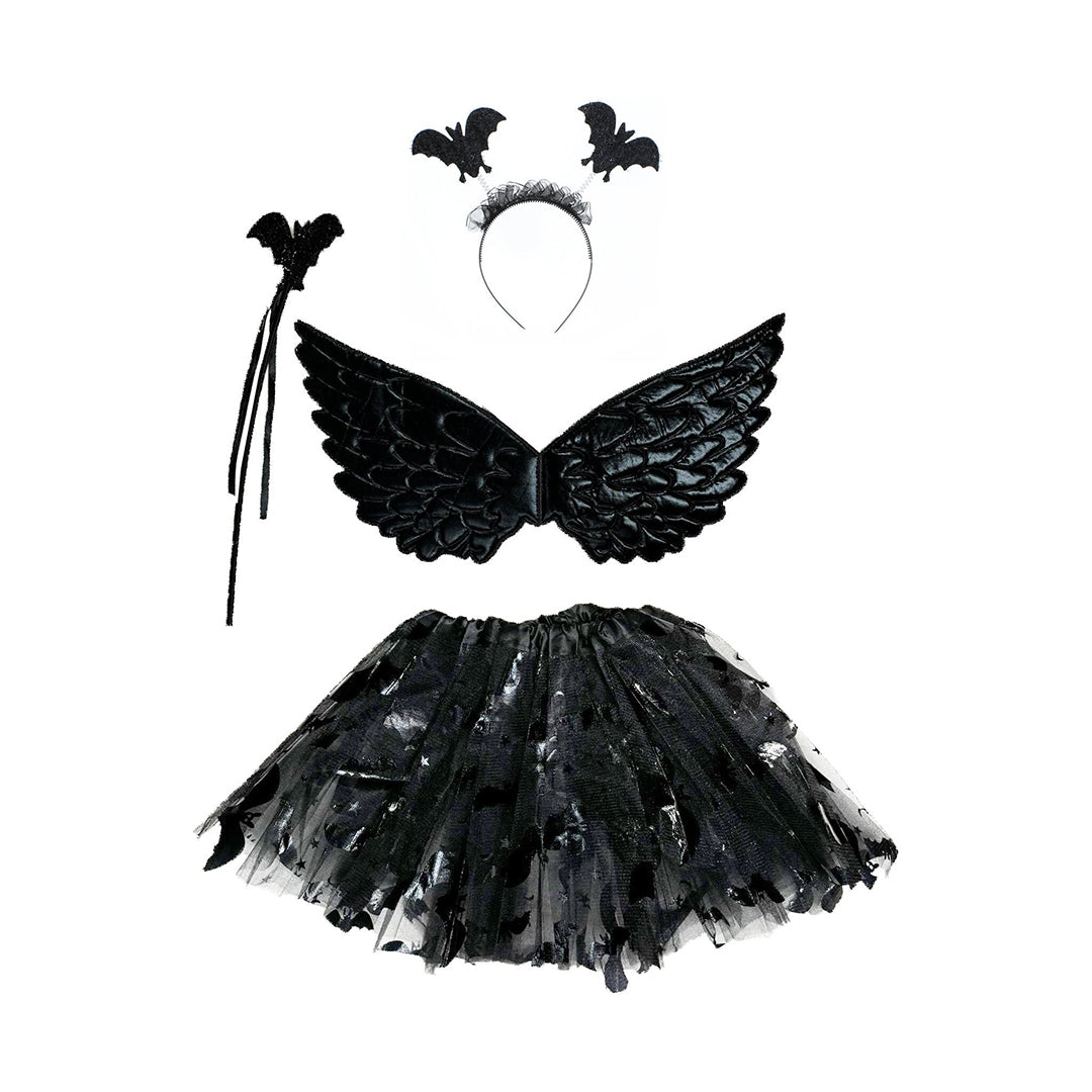 Halloween 4-Piece Bat Fancy Dress Set