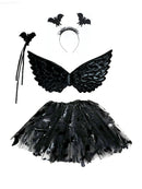Halloween 4-Piece Bat Fancy Dress Set