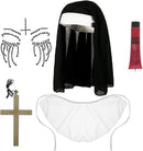 5-Piece Haunted Nun Costume