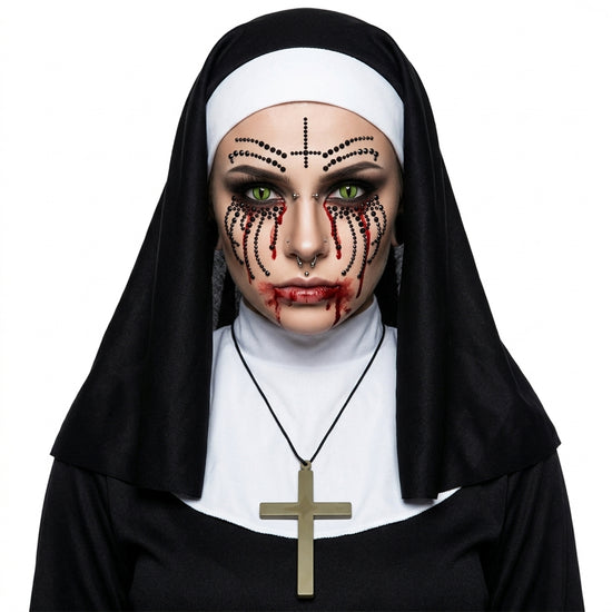 5-Piece Haunted Nun Costume