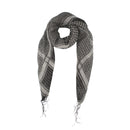 Shemagh Keffiyeh Patterned Metallic Thread Scarf