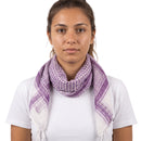 Shemagh Keffiyeh Patterned Metallic Thread Scarf