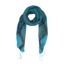 Shemagh Keffiyeh Patterned Metallic Thread Scarf