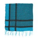 Shemagh Keffiyeh Patterned Metallic Thread Scarf