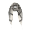 Shemagh Keffiyeh Patterned Metallic Thread Scarf