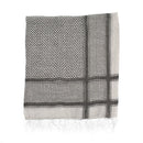 Shemagh Keffiyeh Patterned Metallic Thread Scarf
