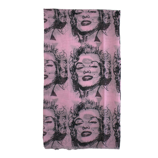 Marilyn Monroe Printed Scarf