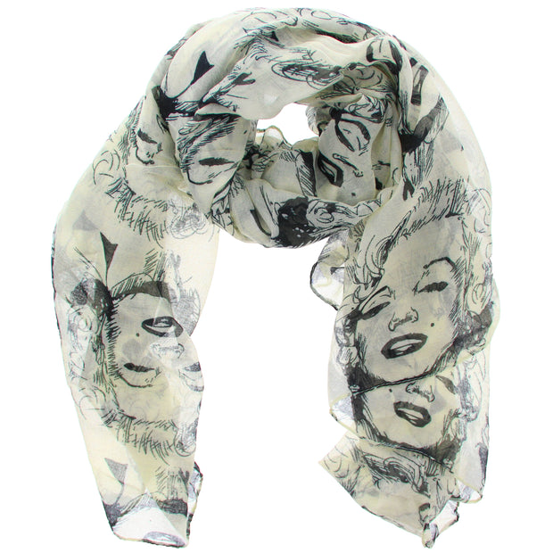 Marilyn Monroe Printed Scarf