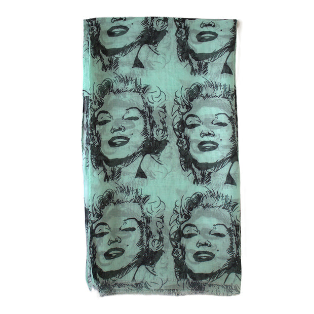 Marilyn Monroe Printed Scarf