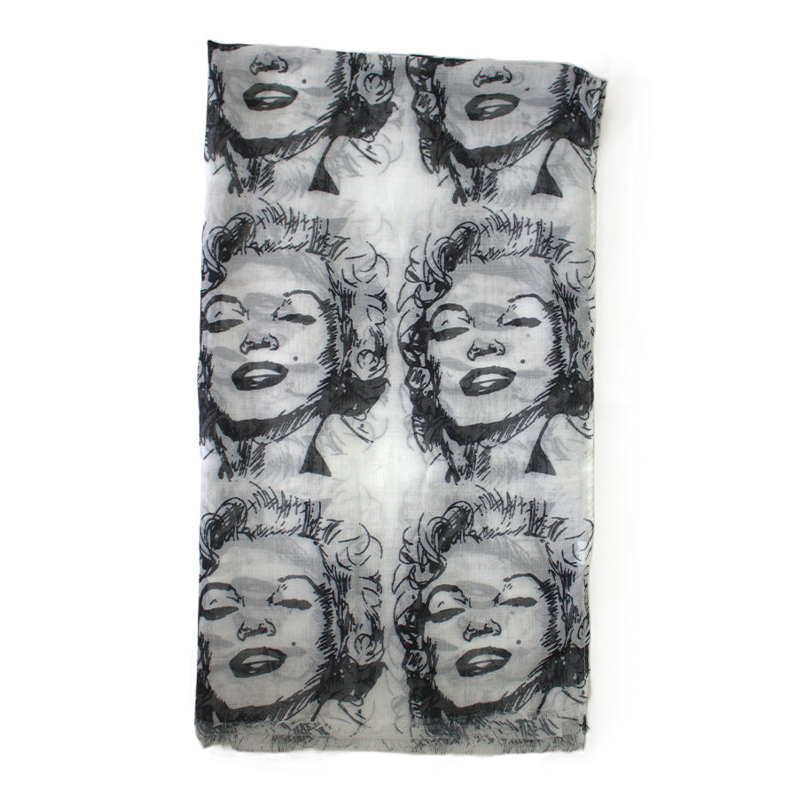 Marilyn Monroe Printed Scarf