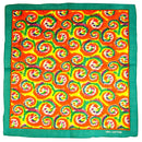 Tie Dye CND Peace Sign Bandana with Jade Green Border