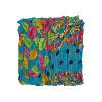 Multicolour Butterflies Polka Dot & Leaf Print Scarf