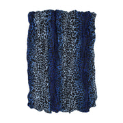 Striped Leopard Print Soft Crinkle Scarves Wrap Shawl