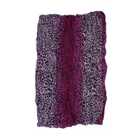 Striped Leopard Print Soft Crinkle Scarves Wrap Shawl