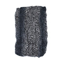Striped Leopard Print Soft Crinkle Scarves Wrap Shawl
