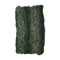 Striped Leopard Print Soft Crinkle Scarves Wrap Shawl