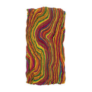 Multicolour Striped Wavy Pattern Soft Crinkle Scarves