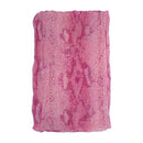 Mutlicolour Tone Snake Skin Print Scarf
