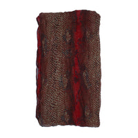 Mutlicolour Tone Snake Skin Print Scarf