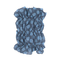 Soft Crinkle Large Polka Dot Print Scarf