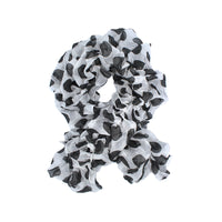 Soft Crinkle Large Polka Dot Print Scarf