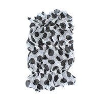 Soft Crinkle Large Polka Dot Print Scarf