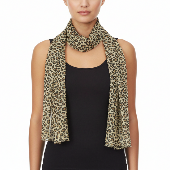 Brown Leopard Print Sash (3 in 1)