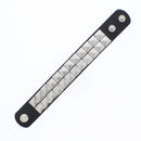 2 Row Metallic Pyramid Studded PU Bracelet