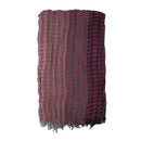 Textured Lightweight Fringed Ombré Scarf
