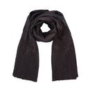 Textured Crinkle Lightweight Smocked Pleated Scarf