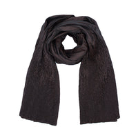 Textured Crinkle Lightweight Smocked Pleated Scarf