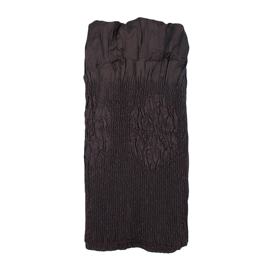 Textured Crinkle Lightweight Smocked Pleated Scarf