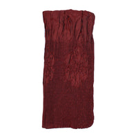 Textured Crinkle Lightweight Smocked Pleated Scarf