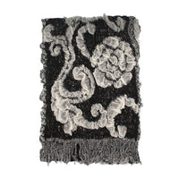 Knitted Spots Circles Patterned Stretchable Scarf