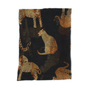 Leopard Print Chiffon Scarf