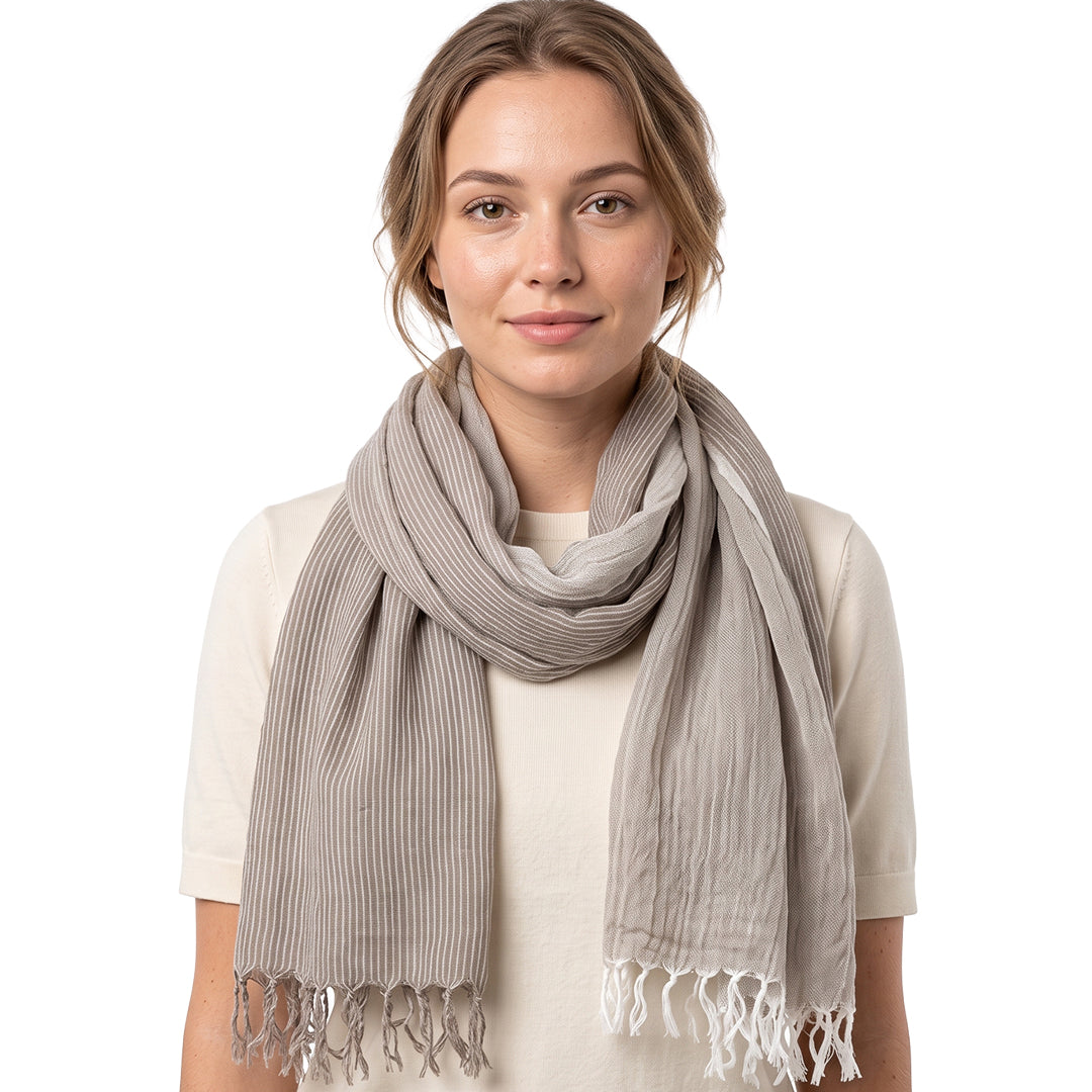 Soft Multicolour Checkered Scarf