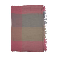 Soft Multicolour Checkered Scarf