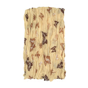 Butterfly Print Soft Crinkle Scarves