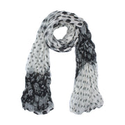 Floral Geometric Polka Dot Soft Crinkle Scarves
