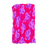 Rose Floral Print Soft Crinkle Scarves